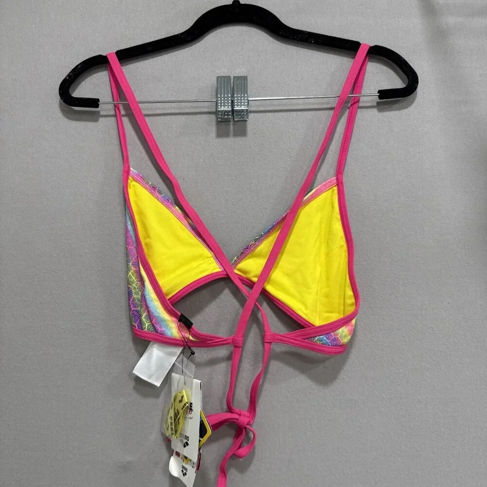 Arena Rule Breaker Bikini Top Womens XL Triangle Swimwear Polyester